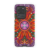 Samsung phone case-Iris 2 By Mia Underwood-Product Details Raised bevel to protect screen from scratches. Impact resistant polycarbonate shell and shock absorbing inner TPU liner. Secure fit with design wrapping around side of the case and full access to ports. Compatible with Qi-standard wireless charging. Thickness 1/8 inch (3mm), weight 30g. Compatibility See drop down menu for options, please select the right case as we print to order.-Stringberry
