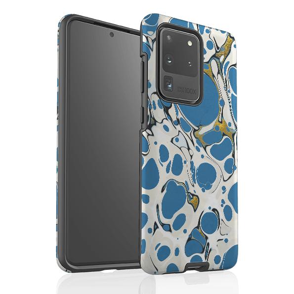 Samsung phone case-Island Blue-Product Details Raised bevel to protect screen from scratches. Impact resistant polycarbonate shell and shock absorbing inner TPU liner. Secure fit with design wrapping around side of the case and full access to ports. Compatible with Qi-standard wireless charging. Thickness 1/8 inch (3mm), weight 30g. Compatibility See drop down menu for options, please select the right case as we print to order.-Stringberry