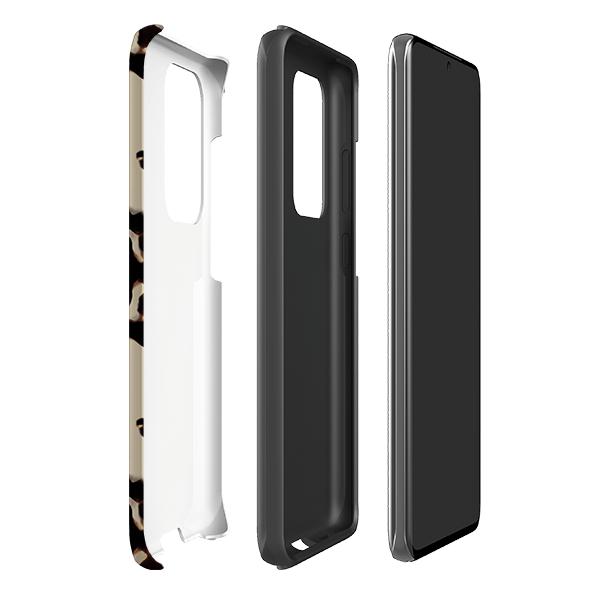 Samsung phone case-Ivory Rocky Road-Product Details Raised bevel to protect screen from scratches. Impact resistant polycarbonate shell and shock absorbing inner TPU liner. Secure fit with design wrapping around side of the case and full access to ports. Compatible with Qi-standard wireless charging. Thickness 1/8 inch (3mm), weight 30g. Compatibility See drop down menu for options, please select the right case as we print to order.-Stringberry