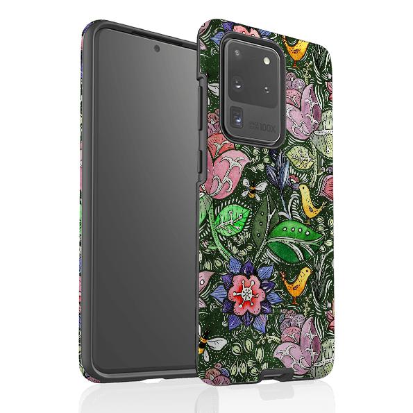 Samsung phone case-Jacobs Well-Product Details Raised bevel to protect screen from scratches. Impact resistant polycarbonate shell and shock absorbing inner TPU liner. Secure fit with design wrapping around side of the case and full access to ports. Compatible with Qi-standard wireless charging. Thickness 1/8 inch (3mm), weight 30g. Compatibility See drop down menu for options, please select the right case as we print to order.-Stringberry