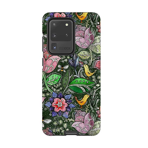 Samsung phone case-Jacobs Well-Product Details Raised bevel to protect screen from scratches. Impact resistant polycarbonate shell and shock absorbing inner TPU liner. Secure fit with design wrapping around side of the case and full access to ports. Compatible with Qi-standard wireless charging. Thickness 1/8 inch (3mm), weight 30g. Compatibility See drop down menu for options, please select the right case as we print to order.-Stringberry