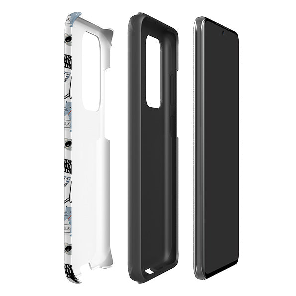 Samsung phone case-Jiggles-Product Details Raised bevel to protect screen from scratches. Impact resistant polycarbonate shell and shock absorbing inner TPU liner. Secure fit with design wrapping around side of the case and full access to ports. Compatible with Qi-standard wireless charging. Thickness 1/8 inch (3mm), weight 30g. Compatibility See drop down menu for options, please select the right case as we print to order.-Stringberry