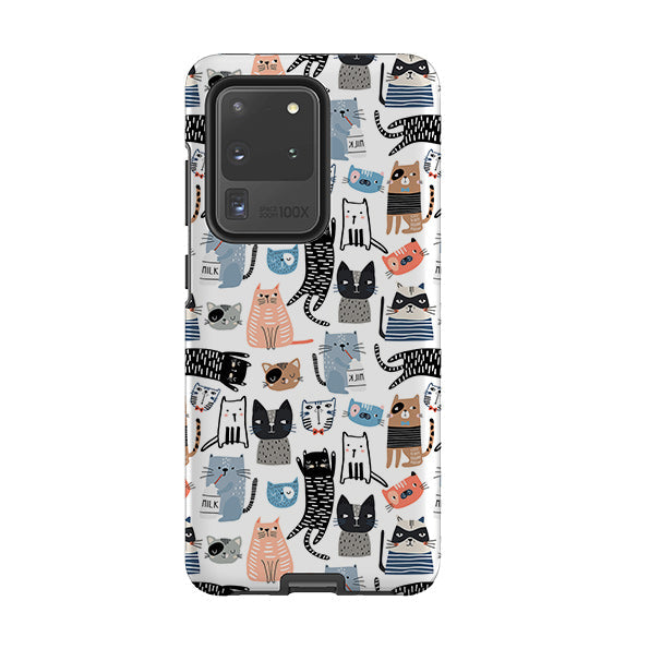 Samsung phone case-Jiggles-Product Details Raised bevel to protect screen from scratches. Impact resistant polycarbonate shell and shock absorbing inner TPU liner. Secure fit with design wrapping around side of the case and full access to ports. Compatible with Qi-standard wireless charging. Thickness 1/8 inch (3mm), weight 30g. Compatibility See drop down menu for options, please select the right case as we print to order.-Stringberry