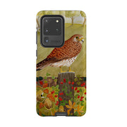 Samsung phone case-Kestrel By Bex Parkin-Product Details Raised bevel to protect screen from scratches. Impact resistant polycarbonate shell and shock absorbing inner TPU liner. Secure fit with design wrapping around side of the case and full access to ports. Compatible with Qi-standard wireless charging. Thickness 1/8 inch (3mm), weight 30g. Compatibility See drop down menu for options, please select the right case as we print to order.-Stringberry
