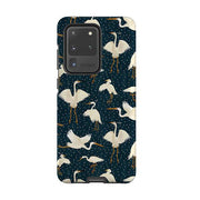 Samsung phone case-Kotuku By Katherine Quinn-Product Details Raised bevel to protect screen from scratches. Impact resistant polycarbonate shell and shock absorbing inner TPU liner. Secure fit with design wrapping around side of the case and full access to ports. Compatible with Qi-standard wireless charging. Thickness 1/8 inch (3mm), weight 30g. Compatibility See drop down menu for options, please select the right case as we print to order.-Stringberry