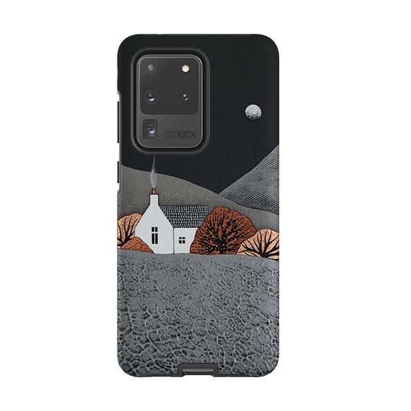 Samsung phone case-Last Embers Of The Bonfire By Natasha Newton-Product Details Raised bevel to protect screen from scratches. Impact resistant polycarbonate shell and shock absorbing inner TPU liner. Secure fit with design wrapping around side of the case and full access to ports. Compatible with Qi-standard wireless charging. Thickness 1/8 inch (3mm), weight 30g. Compatibility See drop down menu for options, please select the right case as we print to order.-Stringberry