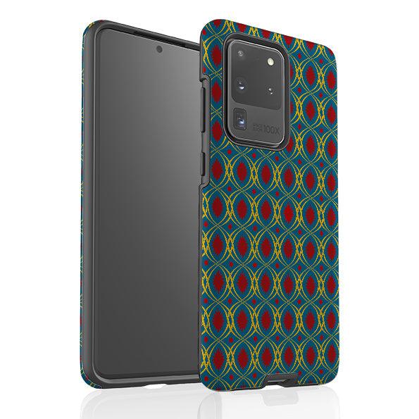 Samsung phone case-Lattice By Cressida Bell-Product Details Raised bevel to protect screen from scratches. Impact resistant polycarbonate shell and shock absorbing inner TPU liner. Secure fit with design wrapping around side of the case and full access to ports. Compatible with Qi-standard wireless charging. Thickness 1/8 inch (3mm), weight 30g. Compatibility See drop down menu for options, please select the right case as we print to order.-Stringberry