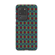 Samsung phone case-Lattice By Cressida Bell-Product Details Raised bevel to protect screen from scratches. Impact resistant polycarbonate shell and shock absorbing inner TPU liner. Secure fit with design wrapping around side of the case and full access to ports. Compatible with Qi-standard wireless charging. Thickness 1/8 inch (3mm), weight 30g. Compatibility See drop down menu for options, please select the right case as we print to order.-Stringberry