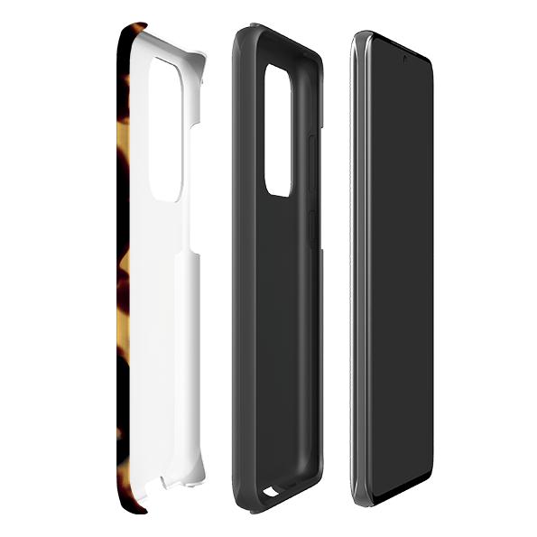 Samsung phone case-Lava-Product Details Raised bevel to protect screen from scratches. Impact resistant polycarbonate shell and shock absorbing inner TPU liner. Secure fit with design wrapping around side of the case and full access to ports. Compatible with Qi-standard wireless charging. Thickness 1/8 inch (3mm), weight 30g. Compatibility See drop down menu for options, please select the right case as we print to order.-Stringberry