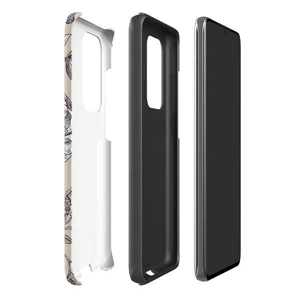 Samsung phone case-Leeds Castle-Product Details Raised bevel to protect screen from scratches. Impact resistant polycarbonate shell and shock absorbing inner TPU liner. Secure fit with design wrapping around side of the case and full access to ports. Compatible with Qi-standard wireless charging. Thickness 1/8 inch (3mm), weight 30g. Compatibility See drop down menu for options, please select the right case as we print to order.-Stringberry