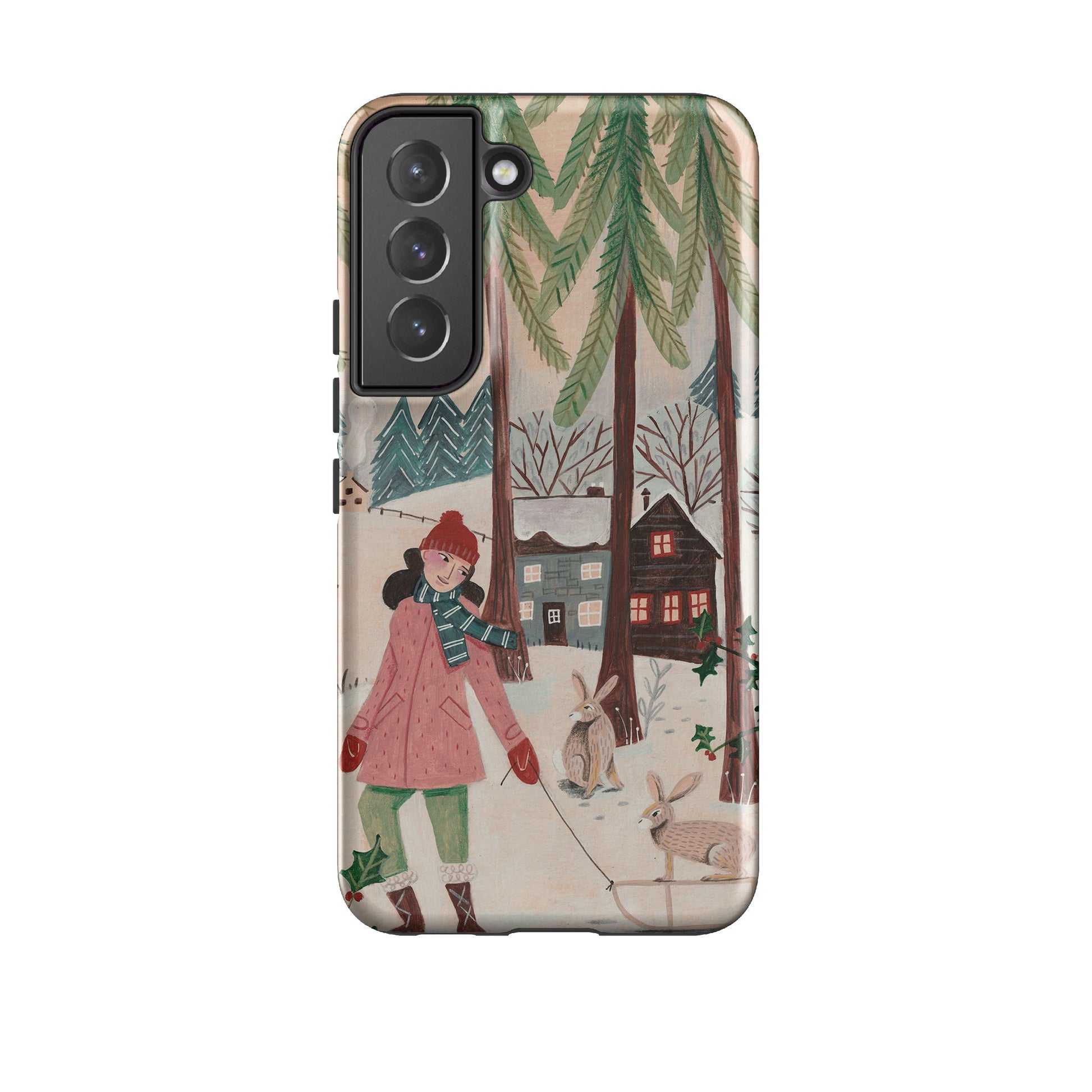 Samsung phone case-Lets Go By Caroline Bonne Muller-Product Details Raised bevel to protect screen from scratches. Impact resistant polycarbonate shell and shock absorbing inner TPU liner. Secure fit with design wrapping around side of the case and full access to ports. Compatible with Qi-standard wireless charging. Thickness 1/8 inch (3mm), weight 30g. Compatibility See drop down menu for options, please select the right case as we print to order.-Stringberry