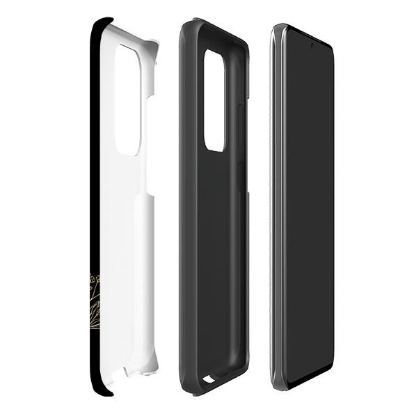 Samsung phone case-Loftus-Product Details Raised bevel to protect screen from scratches. Impact resistant polycarbonate shell and shock absorbing inner TPU liner. Secure fit with design wrapping around side of the case and full access to ports. Compatible with Qi-standard wireless charging. Thickness 1/8 inch (3mm), weight 30g. Compatibility See drop down menu for options, please select the right case as we print to order.-Stringberry