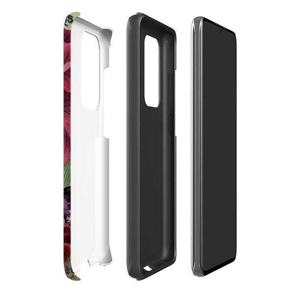 Samsung phone case-Losely-Product Details Raised bevel to protect screen from scratches. Impact resistant polycarbonate shell and shock absorbing inner TPU liner. Secure fit with design wrapping around side of the case and full access to ports. Compatible with Qi-standard wireless charging. Thickness 1/8 inch (3mm), weight 30g. Compatibility See drop down menu for options, please select the right case as we print to order.-Stringberry
