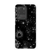 Samsung phone case-Lyra-Product Details Raised bevel to protect screen from scratches. Impact resistant polycarbonate shell and shock absorbing inner TPU liner. Secure fit with design wrapping around side of the case and full access to ports. Compatible with Qi-standard wireless charging. Thickness 1/8 inch (3mm), weight 30g. Compatibility See drop down menu for options, please select the right case as we print to order.-Stringberry