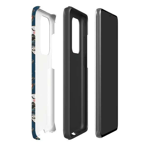 Samsung phone case-Magic Alice-Product Details Raised bevel to protect screen from scratches. Impact resistant polycarbonate shell and shock absorbing inner TPU liner. Secure fit with design wrapping around side of the case and full access to ports. Compatible with Qi-standard wireless charging. Thickness 1/8 inch (3mm), weight 30g. Compatibility See drop down menu for options, please select the right case as we print to order.-Stringberry