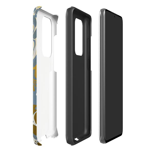 Samsung phone case-Mariner-Product Details Raised bevel to protect screen from scratches. Impact resistant polycarbonate shell and shock absorbing inner TPU liner. Secure fit with design wrapping around side of the case and full access to ports. Compatible with Qi-standard wireless charging. Thickness 1/8 inch (3mm), weight 30g. Compatibility See drop down menu for options, please select the right case as we print to order.-Stringberry