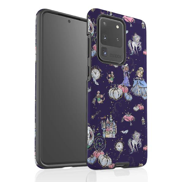 Samsung phone case-Midnight-Product Details Raised bevel to protect screen from scratches. Impact resistant polycarbonate shell and shock absorbing inner TPU liner. Secure fit with design wrapping around side of the case and full access to ports. Compatible with Qi-standard wireless charging. Thickness 1/8 inch (3mm), weight 30g. Compatibility See drop down menu for options, please select the right case as we print to order.-Stringberry