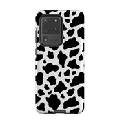 Samsung phone case-Moo-Product Details Raised bevel to protect screen from scratches. Impact resistant polycarbonate shell and shock absorbing inner TPU liner. Secure fit with design wrapping around side of the case and full access to ports. Compatible with Qi-standard wireless charging. Thickness 1/8 inch (3mm), weight 30g. Compatibility See drop down menu for options, please select the right case as we print to order.-Stringberry