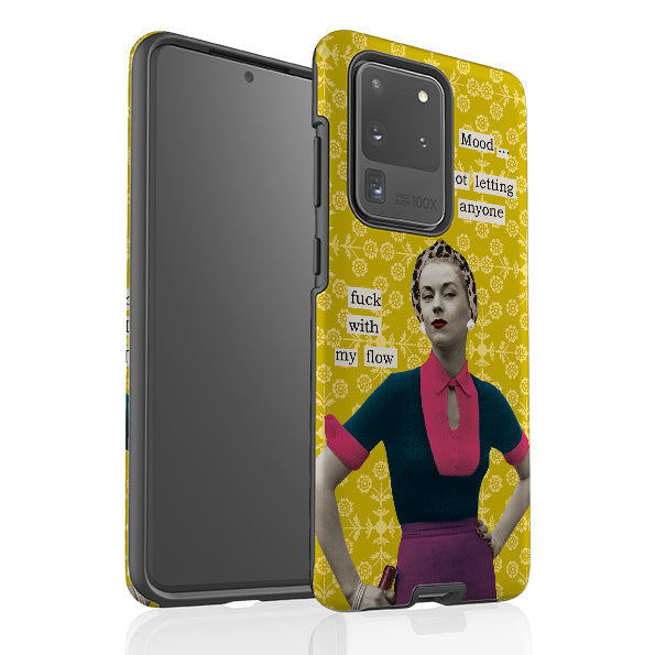 Samsung phone case-Mood By Clare Jordan-Product Details Raised bevel to protect screen from scratches. Impact resistant polycarbonate shell and shock absorbing inner TPU liner. Secure fit with design wrapping around side of the case and full access to ports. Compatible with Qi-standard wireless charging. Thickness 1/8 inch (3mm), weight 30g. Compatibility See drop down menu for options, please select the right case as we print to order.-Stringberry
