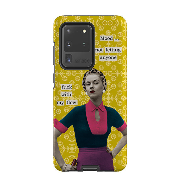 Samsung phone case-Mood By Clare Jordan-Product Details Raised bevel to protect screen from scratches. Impact resistant polycarbonate shell and shock absorbing inner TPU liner. Secure fit with design wrapping around side of the case and full access to ports. Compatible with Qi-standard wireless charging. Thickness 1/8 inch (3mm), weight 30g. Compatibility See drop down menu for options, please select the right case as we print to order.-Stringberry