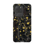 Samsung phone case-Moon Mist-Product Details Raised bevel to protect screen from scratches. Impact resistant polycarbonate shell and shock absorbing inner TPU liner. Secure fit with design wrapping around side of the case and full access to ports. Compatible with Qi-standard wireless charging. Thickness 1/8 inch (3mm), weight 30g. Compatibility See drop down menu for options, please select the right case as we print to order.-Stringberry