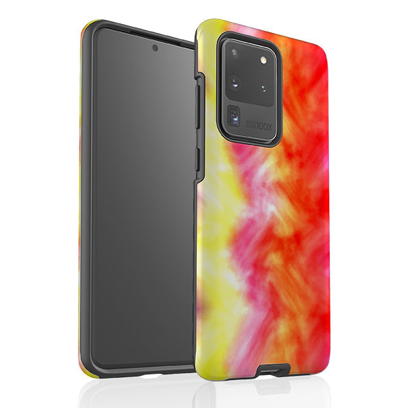 Samsung phone case-Moonrise-Product Details Raised bevel to protect screen from scratches. Impact resistant polycarbonate shell and shock absorbing inner TPU liner. Secure fit with design wrapping around side of the case and full access to ports. Compatible with Qi-standard wireless charging. Thickness 1/8 inch (3mm), weight 30g. Compatibility See drop down menu for options, please select the right case as we print to order.-Stringberry