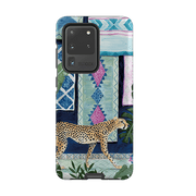 Samsung phone case-Morocco Cheetah By Bex Parkin-Product Details Raised bevel to protect screen from scratches. Impact resistant polycarbonate shell and shock absorbing inner TPU liner. Secure fit with design wrapping around side of the case and full access to ports. Compatible with Qi-standard wireless charging. Thickness 1/8 inch (3mm), weight 30g. Compatibility See drop down menu for options, please select the right case as we print to order.-Stringberry