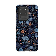Samsung phone case-Moth By Jade Mosinski-Product Details Raised bevel to protect screen from scratches. Impact resistant polycarbonate shell and shock absorbing inner TPU liner. Secure fit with design wrapping around side of the case and full access to ports. Compatible with Qi-standard wireless charging. Thickness 1/8 inch (3mm), weight 30g. Compatibility See drop down menu for options, please select the right case as we print to order.-Stringberry