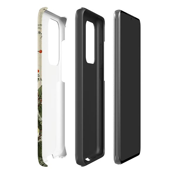 Samsung phone case-Mushroom Fashions-Product Details Raised bevel to protect screen from scratches. Impact resistant polycarbonate shell and shock absorbing inner TPU liner. Secure fit with design wrapping around side of the case and full access to ports. Compatible with Qi-standard wireless charging. Thickness 1/8 inch (3mm), weight 30g. Compatibility See drop down menu for options, please select the right case as we print to order.-Stringberry