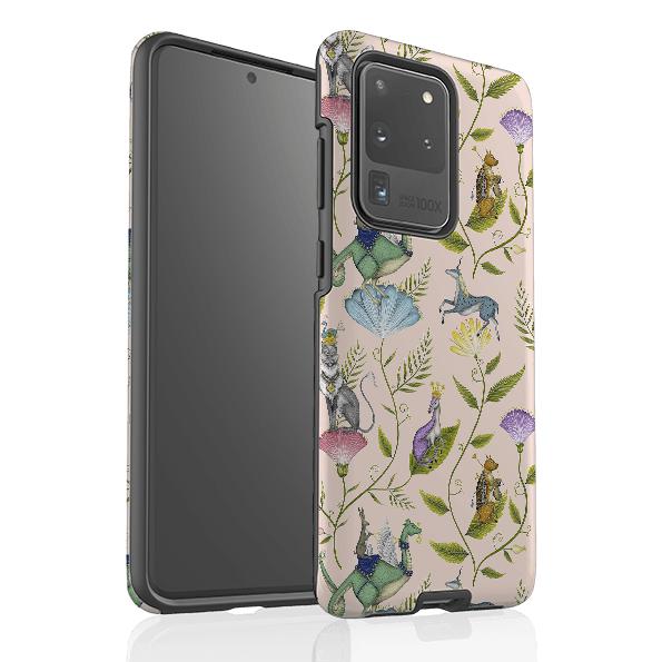 Samsung phone case-Mythicon By Catherine Rowe-Product Details Raised bevel to protect screen from scratches. Impact resistant polycarbonate shell and shock absorbing inner TPU liner. Secure fit with design wrapping around side of the case and full access to ports. Compatible with Qi-standard wireless charging. Thickness 1/8 inch (3mm), weight 30g. Compatibility See drop down menu for options, please select the right case as we print to order.-Stringberry