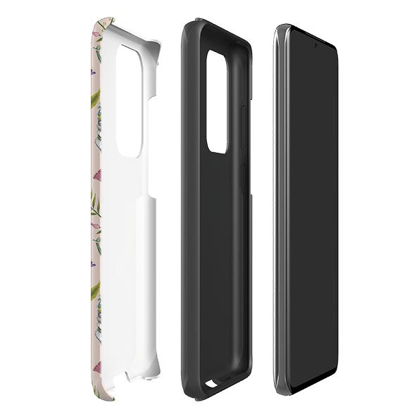 Samsung phone case-Mythicon By Catherine Rowe-Product Details Raised bevel to protect screen from scratches. Impact resistant polycarbonate shell and shock absorbing inner TPU liner. Secure fit with design wrapping around side of the case and full access to ports. Compatible with Qi-standard wireless charging. Thickness 1/8 inch (3mm), weight 30g. Compatibility See drop down menu for options, please select the right case as we print to order.-Stringberry