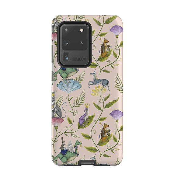 Samsung phone case-Mythicon By Catherine Rowe-Product Details Raised bevel to protect screen from scratches. Impact resistant polycarbonate shell and shock absorbing inner TPU liner. Secure fit with design wrapping around side of the case and full access to ports. Compatible with Qi-standard wireless charging. Thickness 1/8 inch (3mm), weight 30g. Compatibility See drop down menu for options, please select the right case as we print to order.-Stringberry