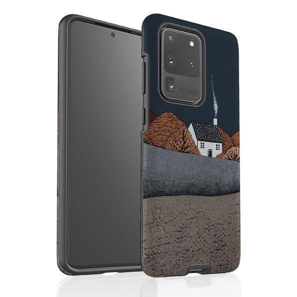 Samsung phone case-Nested Amongst The Trees By Natasha Newton-Product Details Raised bevel to protect screen from scratches. Impact resistant polycarbonate shell and shock absorbing inner TPU liner. Secure fit with design wrapping around side of the case and full access to ports. Compatible with Qi-standard wireless charging. Thickness 1/8 inch (3mm), weight 30g. Compatibility See drop down menu for options, please select the right case as we print to order.-Stringberry