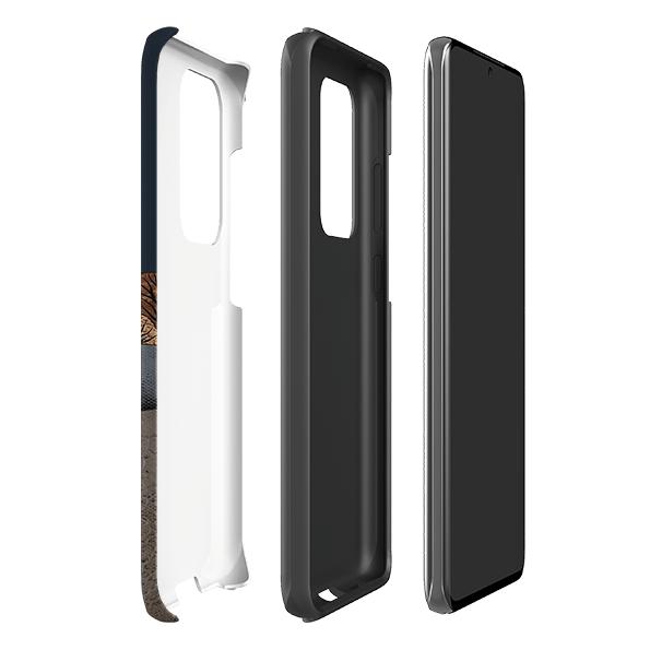 Samsung phone case-Nested Amongst The Trees By Natasha Newton-Product Details Raised bevel to protect screen from scratches. Impact resistant polycarbonate shell and shock absorbing inner TPU liner. Secure fit with design wrapping around side of the case and full access to ports. Compatible with Qi-standard wireless charging. Thickness 1/8 inch (3mm), weight 30g. Compatibility See drop down menu for options, please select the right case as we print to order.-Stringberry