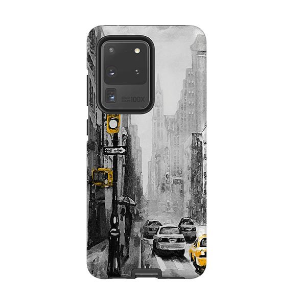 Samsung phone case-New York-Product Details Raised bevel to protect screen from scratches. Impact resistant polycarbonate shell and shock absorbing inner TPU liner. Secure fit with design wrapping around side of the case and full access to ports. Compatible with Qi-standard wireless charging. Thickness 1/8 inch (3mm), weight 30g. Compatibility See drop down menu for options, please select the right case as we print to order.-Stringberry