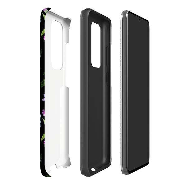 Samsung phone case-Newark-Product Details Raised bevel to protect screen from scratches. Impact resistant polycarbonate shell and shock absorbing inner TPU liner. Secure fit with design wrapping around side of the case and full access to ports. Compatible with Qi-standard wireless charging. Thickness 1/8 inch (3mm), weight 30g. Compatibility See drop down menu for options, please select the right case as we print to order.-Stringberry