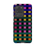 Samsung phone case-Newton Check By Kitty Joseph-Product Details Raised bevel to protect screen from scratches. Impact resistant polycarbonate shell and shock absorbing inner TPU liner. Secure fit with design wrapping around side of the case and full access to ports. Compatible with Qi-standard wireless charging. Thickness 1/8 inch (3mm), weight 30g. Compatibility See drop down menu for options, please select the right case as we print to order.-Stringberry