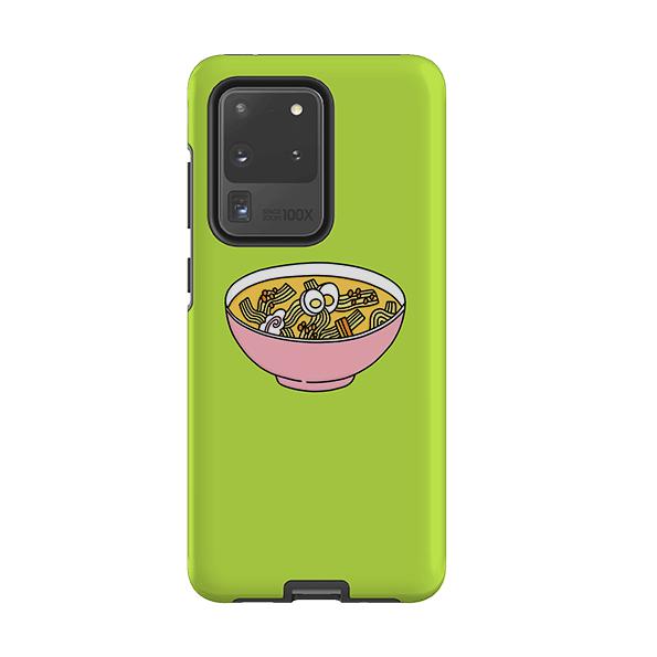 Samsung phone case-Noodle-Product Details Raised bevel to protect screen from scratches. Impact resistant polycarbonate shell and shock absorbing inner TPU liner. Secure fit with design wrapping around side of the case and full access to ports. Compatible with Qi-standard wireless charging. Thickness 1/8 inch (3mm), weight 30g. Compatibility See drop down menu for options, please select the right case as we print to order.-Stringberry