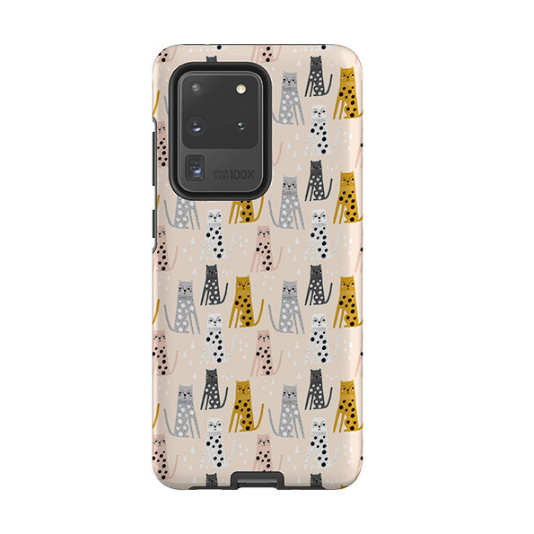 Samsung phone case-Not Changing My Spots-Product Details Raised bevel to protect screen from scratches. Impact resistant polycarbonate shell and shock absorbing inner TPU liner. Secure fit with design wrapping around side of the case and full access to ports. Compatible with Qi-standard wireless charging. Thickness 1/8 inch (3mm), weight 30g. Compatibility See drop down menu for options, please select the right case as we print to order.-Stringberry