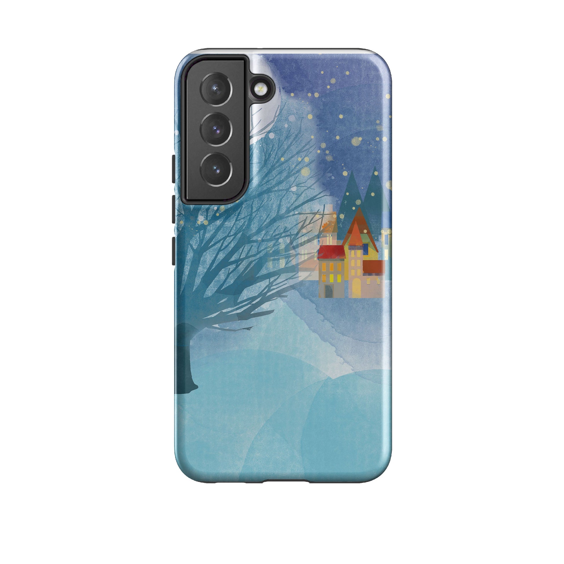 Samsung phone case-November Evenings-Product Details Raised bevel to protect screen from scratches. Impact resistant polycarbonate shell and shock absorbing inner TPU liner. Secure fit with design wrapping around side of the case and full access to ports. Compatible with Qi-standard wireless charging. Thickness 1/8 inch (3mm), weight 30g. Compatibility See drop down menu for options, please select the right case as we print to order.-Stringberry