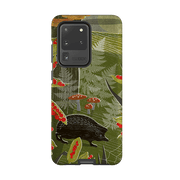 Samsung phone case-October Hedgehog By Liane Payne-Product Details Raised bevel to protect screen from scratches. Impact resistant polycarbonate shell and shock absorbing inner TPU liner. Secure fit with design wrapping around side of the case and full access to ports. Compatible with Qi-standard wireless charging. Thickness 1/8 inch (3mm), weight 30g. Compatibility See drop down menu for options, please select the right case as we print to order.-Stringberry