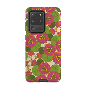 Samsung phone case-Passion Lilly By Amelia Bowman-Product Details Raised bevel to protect screen from scratches. Impact resistant polycarbonate shell and shock absorbing inner TPU liner. Secure fit with design wrapping around side of the case and full access to ports. Compatible with Qi-standard wireless charging. Thickness 1/8 inch (3mm), weight 30g. Compatibility See drop down menu for options, please select the right case as we print to order.-Stringberry