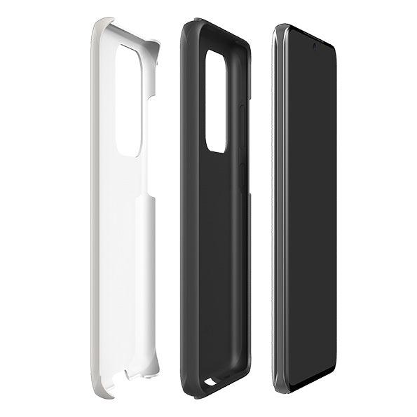 Samsung phone case-Peaceful-Product Details Raised bevel to protect screen from scratches. Impact resistant polycarbonate shell and shock absorbing inner TPU liner. Secure fit with design wrapping around side of the case and full access to ports. Compatible with Qi-standard wireless charging. Thickness 1/8 inch (3mm), weight 30g. Compatibility See drop down menu for options, please select the right case as we print to order.-Stringberry