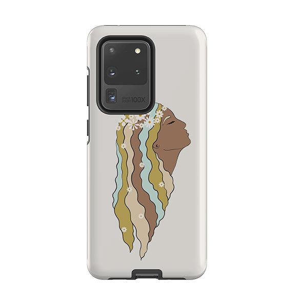Samsung phone case-Peaceful-Product Details Raised bevel to protect screen from scratches. Impact resistant polycarbonate shell and shock absorbing inner TPU liner. Secure fit with design wrapping around side of the case and full access to ports. Compatible with Qi-standard wireless charging. Thickness 1/8 inch (3mm), weight 30g. Compatibility See drop down menu for options, please select the right case as we print to order.-Stringberry