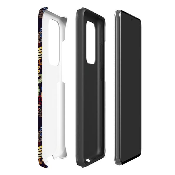Samsung phone case-Peaslake-Product Details Raised bevel to protect screen from scratches. Impact resistant polycarbonate shell and shock absorbing inner TPU liner. Secure fit with design wrapping around side of the case and full access to ports. Compatible with Qi-standard wireless charging. Thickness 1/8 inch (3mm), weight 30g. Compatibility See drop down menu for options, please select the right case as we print to order.-Stringberry