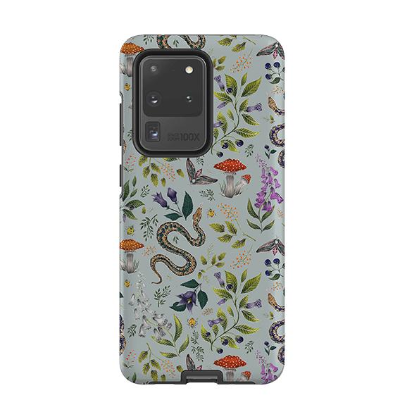 Samsung phone case-Poisonous 2 By Catherine Rowe-Product Details Raised bevel to protect screen from scratches. Impact resistant polycarbonate shell and shock absorbing inner TPU liner. Secure fit with design wrapping around side of the case and full access to ports. Compatible with Qi-standard wireless charging. Thickness 1/8 inch (3mm), weight 30g. Compatibility See drop down menu for options, please select the right case as we print to order.-Stringberry