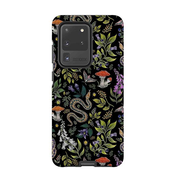 Samsung phone case-Poisonous By Catherine Rowe-Product Details Raised bevel to protect screen from scratches. Impact resistant polycarbonate shell and shock absorbing inner TPU liner. Secure fit with design wrapping around side of the case and full access to ports. Compatible with Qi-standard wireless charging. Thickness 1/8 inch (3mm), weight 30g. Compatibility See drop down menu for options, please select the right case as we print to order.-Stringberry