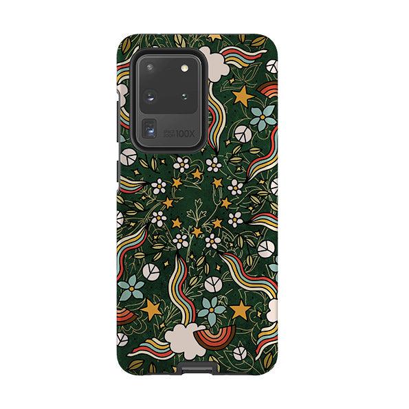 Samsung phone case-Power Mandala-Product Details Raised bevel to protect screen from scratches. Impact resistant polycarbonate shell and shock absorbing inner TPU liner. Secure fit with design wrapping around side of the case and full access to ports. Compatible with Qi-standard wireless charging. Thickness 1/8 inch (3mm), weight 30g. Compatibility See drop down menu for options, please select the right case as we print to order.-Stringberry