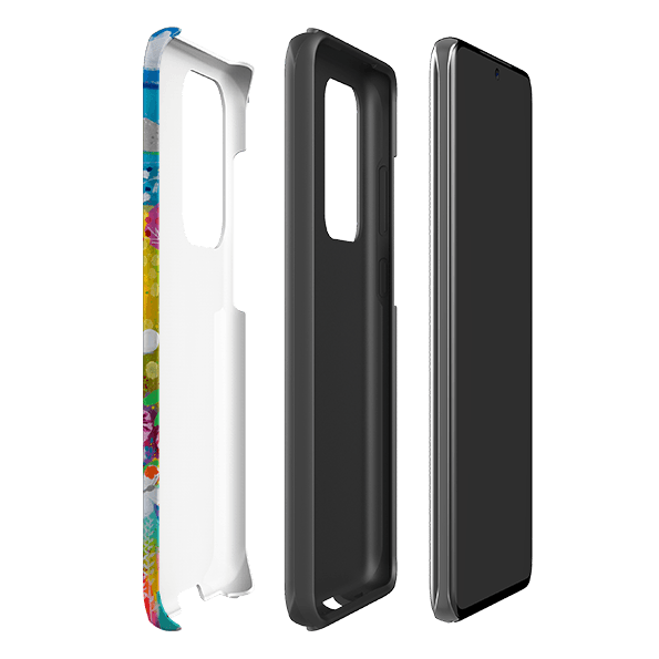 Samsung phone case-Precious Day By Claire West-Product Details Raised bevel to protect screen from scratches. Impact resistant polycarbonate shell and shock absorbing inner TPU liner. Secure fit with design wrapping around side of the case and full access to ports. Compatible with Qi-standard wireless charging. Thickness 1/8 inch (3mm), weight 30g. Compatibility See drop down menu for options, please select the right case as we print to order.-Stringberry