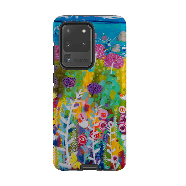 Samsung phone case-Precious Day By Claire West-Product Details Raised bevel to protect screen from scratches. Impact resistant polycarbonate shell and shock absorbing inner TPU liner. Secure fit with design wrapping around side of the case and full access to ports. Compatible with Qi-standard wireless charging. Thickness 1/8 inch (3mm), weight 30g. Compatibility See drop down menu for options, please select the right case as we print to order.-Stringberry